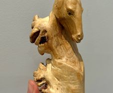 Parasite Wood Carved Horse