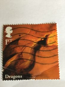 British stamp - Dragon