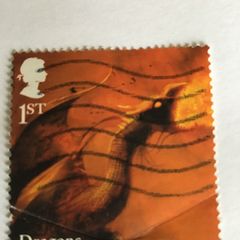 British stamp - Dragon