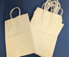 Small white paper bags