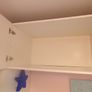 1 white wardrobe, over double bed press Image 6