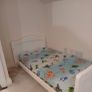 nested sorrento wooden cot bed white Image 2