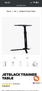 Zwift Turbo Trainer Table