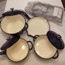 Brand new 7-Piece Enamel Cast Iron Cookware Set Image 4