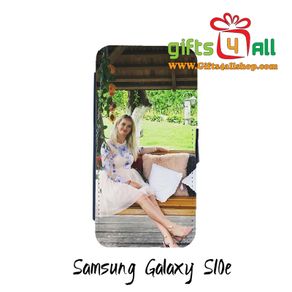 Samsung Galaxy 10e personalised leather flip case cover with your photo or image