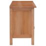 TV Cabinet 100x30x45 cm Solid Mahogany Wood Image 4