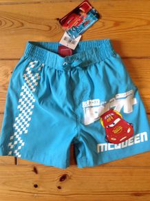 BNWT Lightening McQueen Swim Shorts Age 2-3