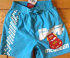 BNWT Lightening McQueen Swim Shorts Age 2-3