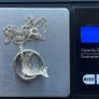 Silver dolphins set (ring and necklace) Image 7