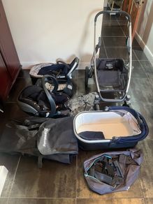Uppababy travel system with car seat