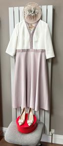 Stunning Blush pink & cream occasion outfit
