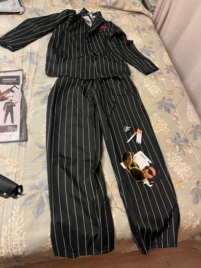 halloween ganster costume