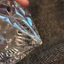Waterford Crystal Lismore Diamond Shaped Desk Clock - Fully Working Image 4