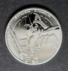 1 oz STAR WARS Darth Vader Silver Coin 2019 BU (In Capsule)