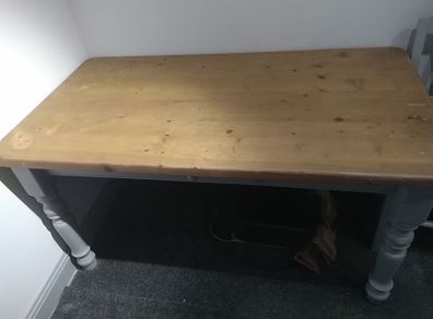 Hand painted dining table