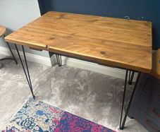 Handmade solid wood desk