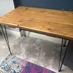 Handmade solid wood desk