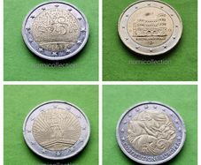 2 Euro coins.