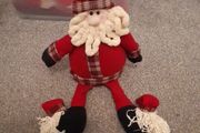 Christmas stuffed Santa &amp; snowman