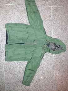 Boys Green winter  coat, Age 6