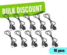10 Pack USB 2.0 Extension Cable A Male to A Female 1.5m Black Bulk Wholesale