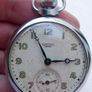 Vintage White Smiths Empire CASED CYLINDER POCKET WATCH (in working order) Image 3