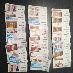 70 x 10 Euro Ireland Stamps Unfranked
