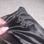 satin skirt with lace trim Image 2