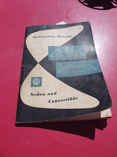 VW Beetle 1959 instruction manual