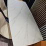 Stone/Ceramics Dining Table with Gold Ends Image 5