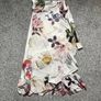 Ganni Floral Wrap Midi Skirt Sz 8UK 4US S Mesh Ruffle Bow Pastel Flowy Image 3