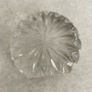 Clear Crystal Paperweight Faceted Starburst not stamped Image 2