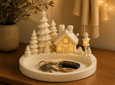 Christmas Village Organizer Tray