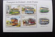 Ireland 1987.Irish Trams.Miniature Sheet.Mint never hinged.