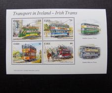 Ireland 1987.Irish Trams.Miniature Sheet.Mint never hinged.
