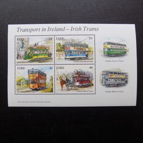Ireland 1987.Irish Trams.Miniature Sheet.Mint never hinged.