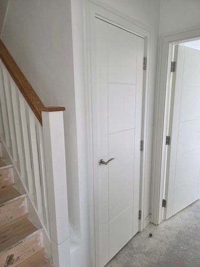 Heavy Solid-Core Interior Doors New, With Frames Included