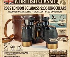 Ross London Solaross 9x35 Binoculars - Used