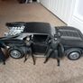 McFarlane Batman figures and custom painted batmobile Image 2