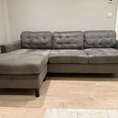 grey sofa