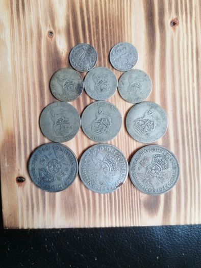 Group UK Silver Coins