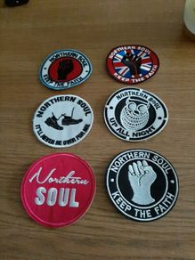 Northern Soul sew on patches FREE POST