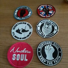 Northern Soul sew on patches FREE POST