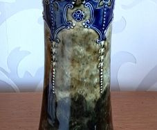 Vintage Royal Doulton Art Nouveau "Lambeth" Stoneware Vase