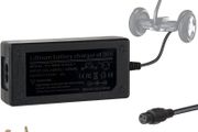 Scooter Charger 42V 2A AC Power Adapter Battery Charger for Electric Self-Balancing Scooter, Two Wheel Smart Drifting Board, Electric Scooters, Segway Hoverboard UK Universal Charger 3 pin