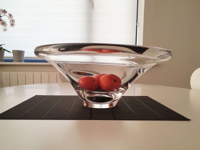 Rare Dartington Crystal Pebble Bowl Large
