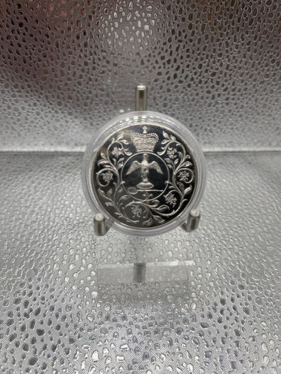 28.28grams Fine 925 Silver Bullion 25th Anniversary Accession of Queen Elizabeth ll 1977.
