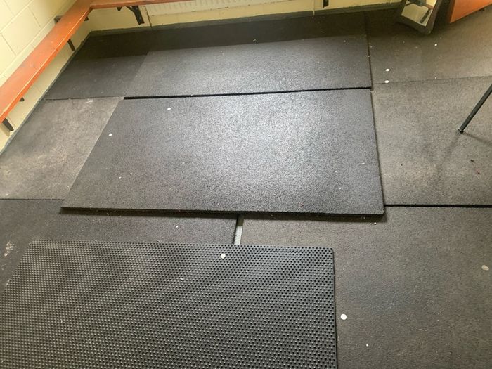 Rubber floor mats