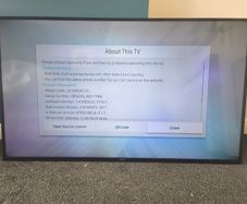 Samsung smart TV 58inch Model UE58MU6120