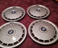 4 x BMW Genuine 1984-1992 BMW E30 325e 325i 528e 14" Wheel Trims Hubcaps